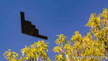 Photos: B2 Stealth Bomber buzzes area medical facilities - St. Louis Post-Dispatch