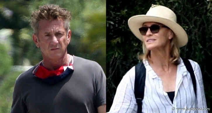 Exes Sean Penn & Robin Wright Enjoy Family Beach Day