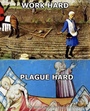 Work Hard Plague Hard – Meme