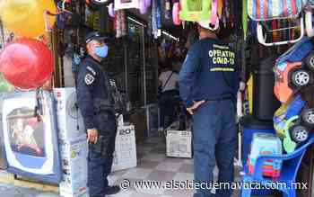 Verifican cierre de negocios no esenciales en Jiutepec - El Sol de Cuernavaca