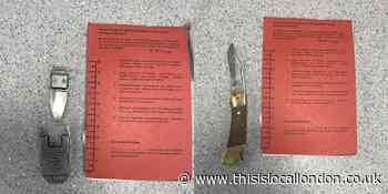 'Nasty' blades seized in Lewisham street arrest