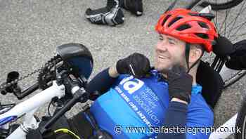 Manchester Arena survivor joins friend in charity virtual handcycle ride