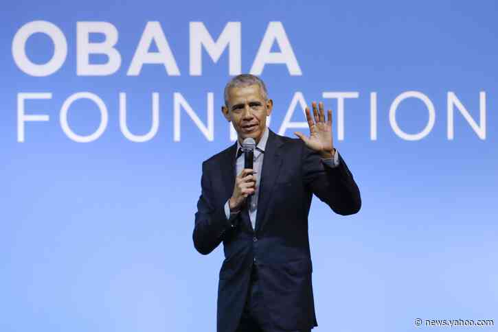 Obama lashes out at Trump in call with supporters