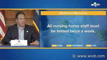 Gov. Cuomo outlines new guidelines for nursing homes; COVID-19 hospitalizations decline again