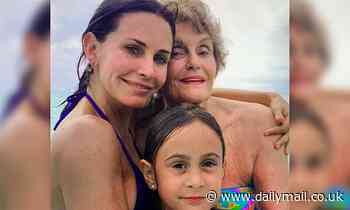 Courteney Cox posts a stunning snap of her 'generational trifecta' with her mom and daughter Coco