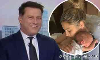 Karl Stefanovic gushes over baby Harper May as he returns to the Today show