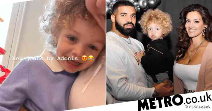 Drake’s son Adonis speaks French in adorable moment with mum Sophie Brussaux