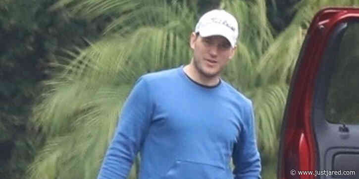 Chris Pratt Brings His Son Jack to Mother-In-Law Maria Shriver's House on Mother's Day