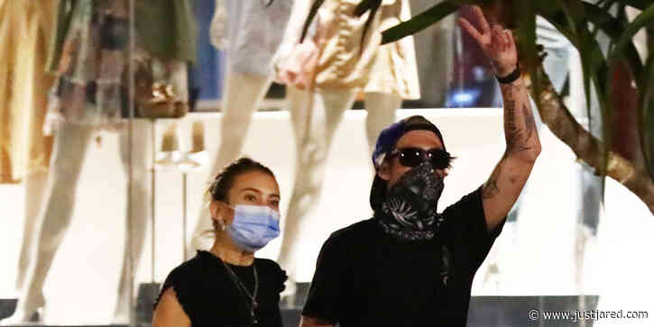 Presley Gerber & Girlfriend Sydney Brooke Head Out After Visiting Family Restaurant Cafe Habana Amid Pandemic