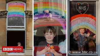 Coronavirus: Rainbow portraits thank the NHS
