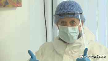 Plenty of swabs but fewer people: Inside a drive-thru COVID-19 testing centre