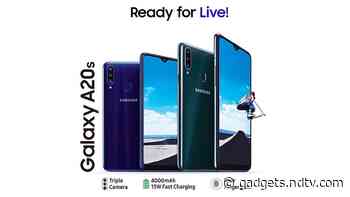 Samsung Galaxy A20s Starts Receiving Android 10 Update With One UI 2.0: Report