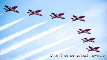 Canadian Forces Snowbirds fly over Sault Ste. Marie Monday morning - CTV News