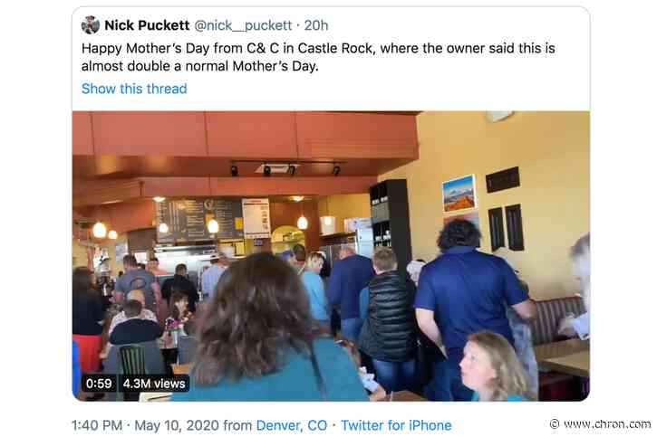 Colorado restaurant illegally reopens with no social distancing and hundreds of customers
