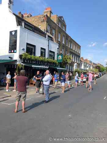 Police warn landlord after Greenwich pub Plume of Feathers opens for drinks on VE Day