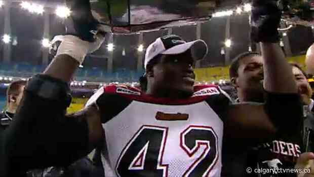 Death of former Calgary Stampeder Mike Labinjo deemed suspicious