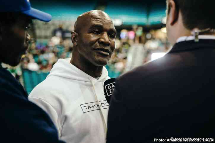 Evander Holyfield wants Mike Tyson trilogy match