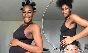 Pregnant Perri Shakes-Drayton shares baby bump photos
