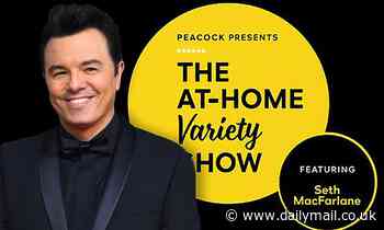Seth MacFarlane is set to host The At-Home Variety Show on NBC's Peacock platform