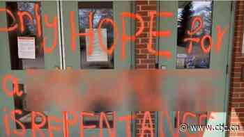 Man charged with homophobic church graffiti is same person accused of earlier pride mural defacement