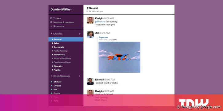 Relive every episode of ‘The Office’ — only recreated in Slack