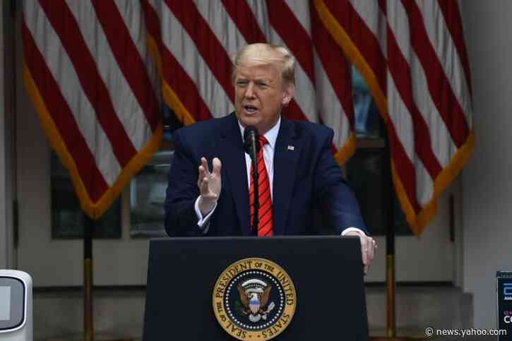 Trump angrily shuts down questions about coronavirus testing at press conference on coronavirus testing