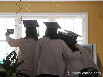 Hackers interrupted a virtual graduation ceremony with racial slurs and a swastika during student blessing