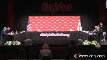 Video shows executives removing masks before Pence event