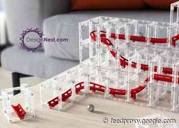 Awesome MagnetCubes magnetic marble run