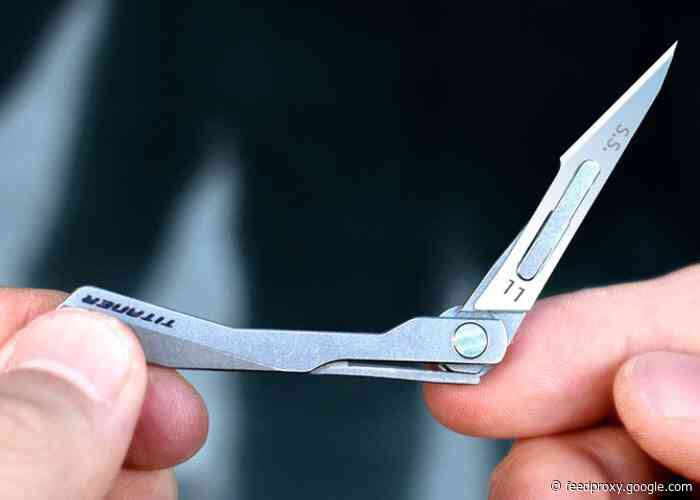 Falcon 2.24″ scalpel blade Titanium micro knife