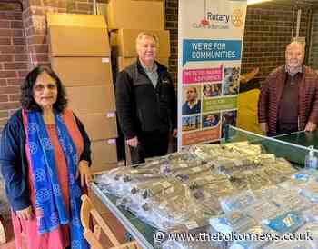 Bolton Rotarians help donate thousands of PPE items to health and care services