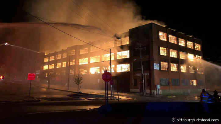 Crews Battling Massive Blaze at Huntingdon Electric Motor Service Building