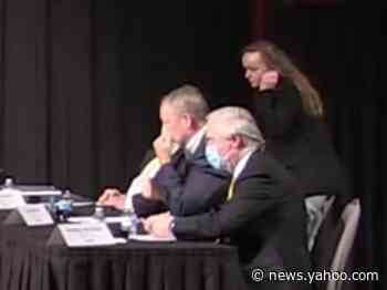 Video shows food executives being told to remove their masks before discussing coronavirus outbreaks at meat plants with Mike Pence