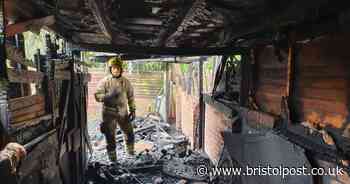 Accidental shed fire causes severe damage