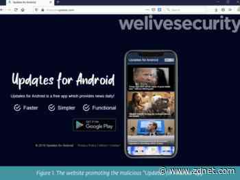 Android app promised to serve news updates, served ESET with a DDoS attack instead