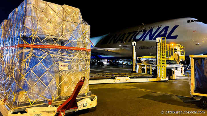 Two Million N95 Masks Arrive At Pittsburgh International Airport, To Be Distributed To FEMA