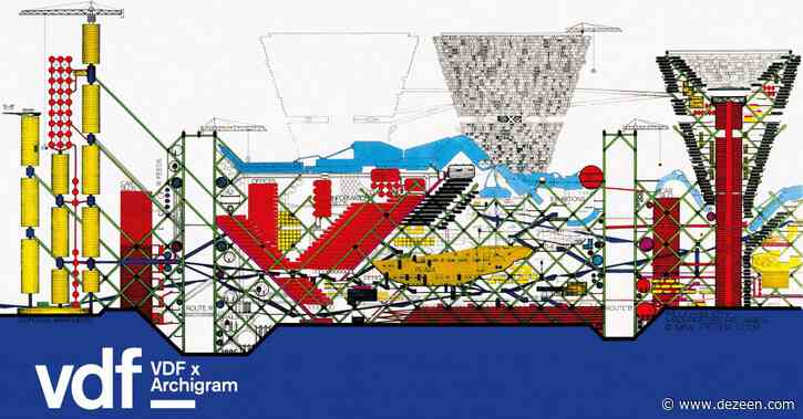 Archigram's Plug-In City shows that "pre-fabrication doesn't have to be boring" says Peter Cook