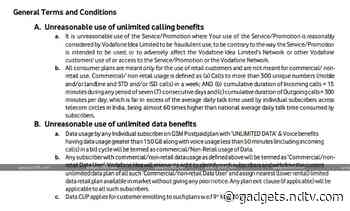 Vodafone Restricts Commercial Use of Unlimited RedX Postpaid Plan, Announces Rs. 3,000 Fine