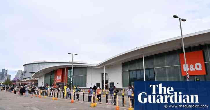 B&Q sales begin UK recovery after 70% lockdown slump