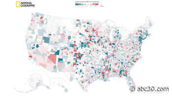 National Geographic maps track rising and falling COVID-19 cases