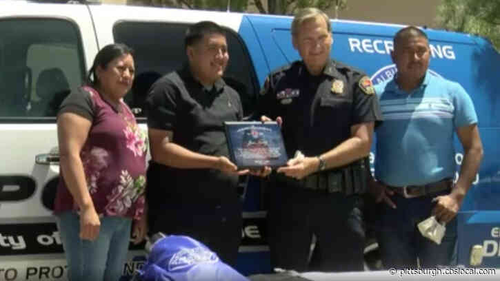 Aspiring Police Detective Rewarded For Turning In $135,000 Cash He Found Near ATM