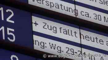 Baufahrzeug bleibt auf Schienen liegen - Zugausfälle - Augsburger Allgemeine