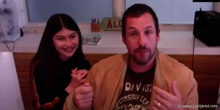 Adam Sandler's Daughter Sunny Crashes His 'Jimmy Kimmel Live' Interview - Watch!
