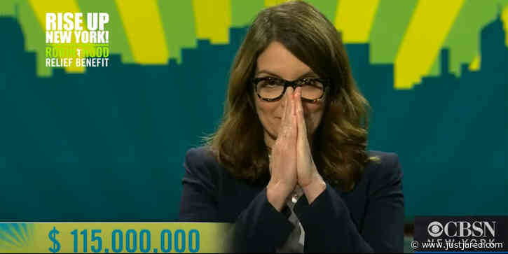 Tina Fey Gets Emotional Over Donation Amount For COVID-19 Telethon