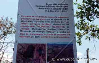 Suspenden obra por daño a patrimonio cultural en Jiquilpan - Quadratín - Quadratín Michoacán