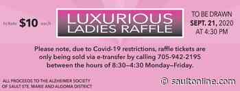 Alzheimer Society Luxurious Ladies Raffle date extended