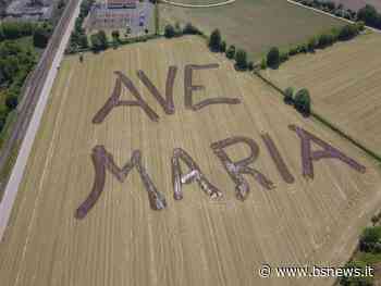 CORONAVIRUS, agricoltore di Manerbio scrive “Ave Maria” a caratteri cubitali nei campi | LA FOTO - Bsnews.it