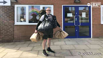 Teacher walks miles every day to deliver meals to students