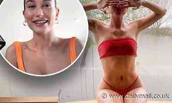 Hailey Bieber says she is working up a sweat during self-isolation