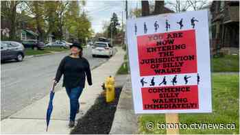 'It gives permission for people to be positive and silly': silly walk spots springing up across the GTA